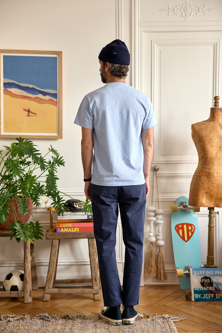 CHINO LOOSE BLEU MARINE PANT