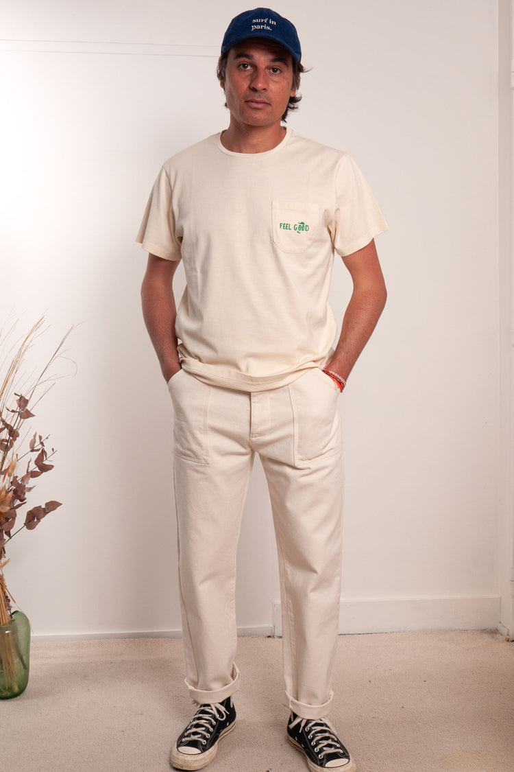TEE-SHIRT PAU ÉCRU
