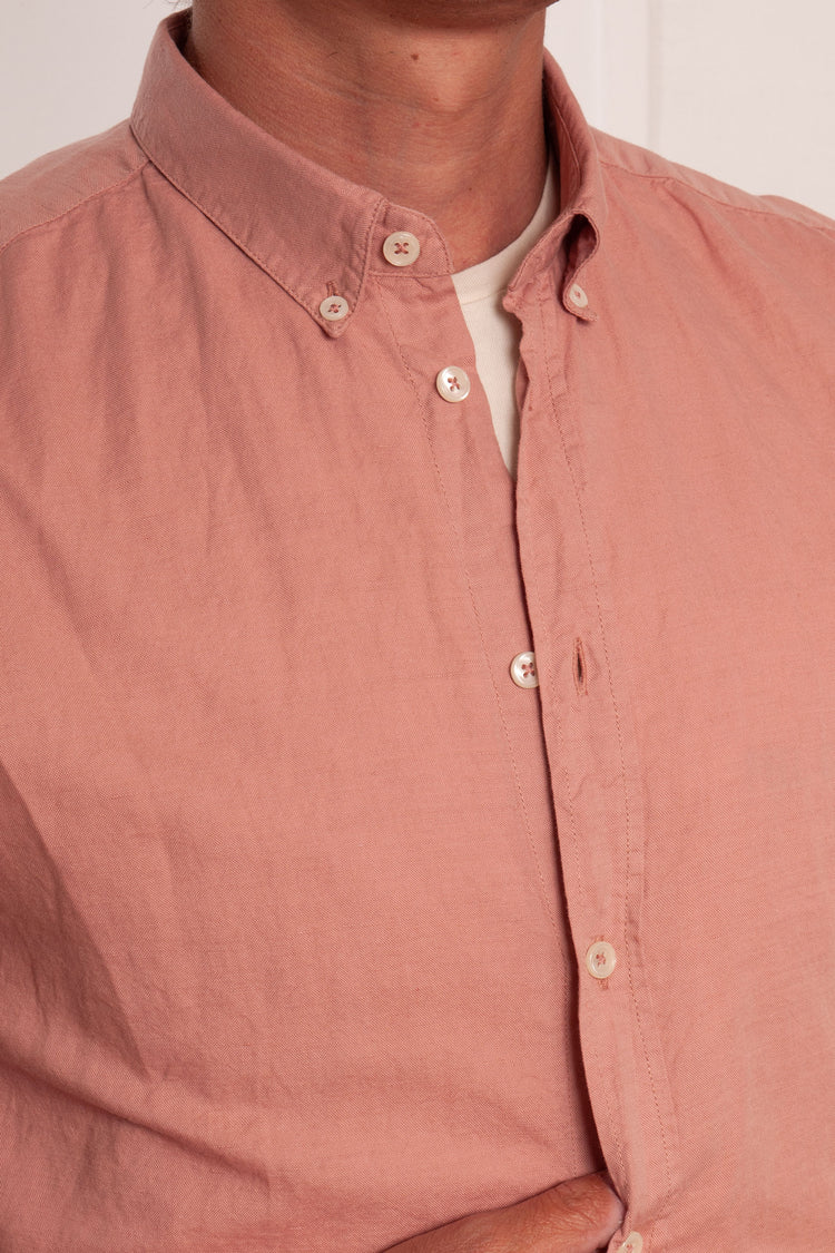 CHEMISE NICOLAS VIEUX ROSE