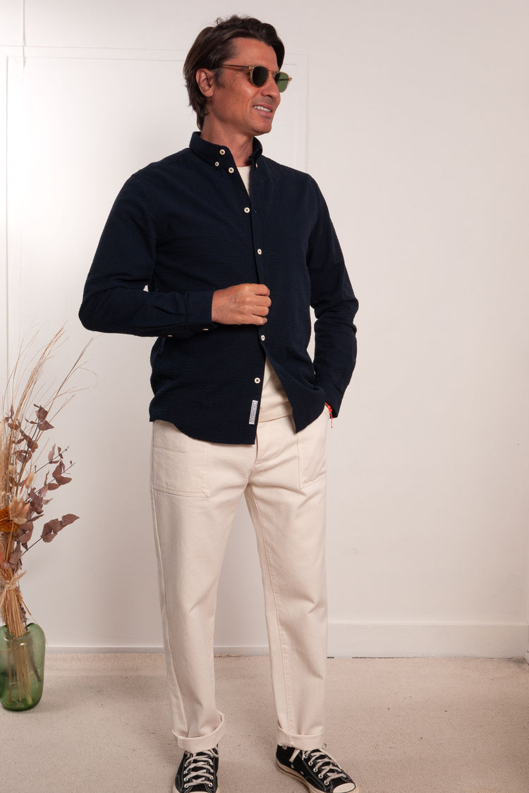 CHEMISE PAULIN SEERSUCKER