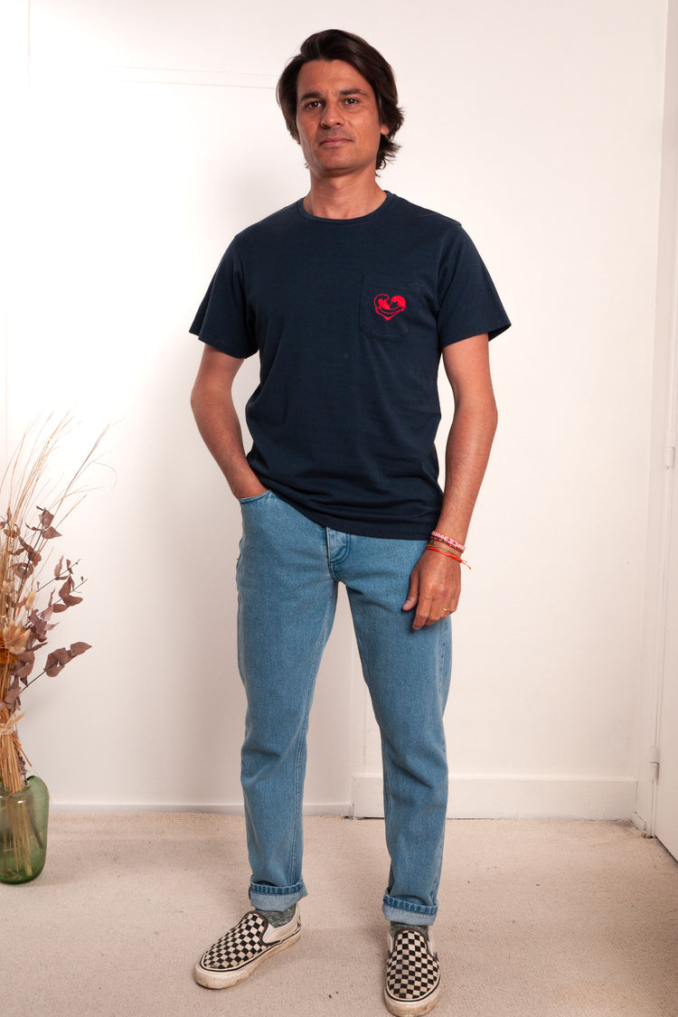 TEE-SHIRT PATRICIO BLEU MARINE