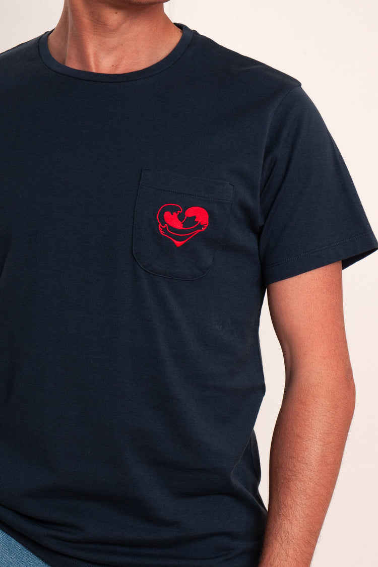 TEE-SHIRT PATRICIO BLEU MARINE
