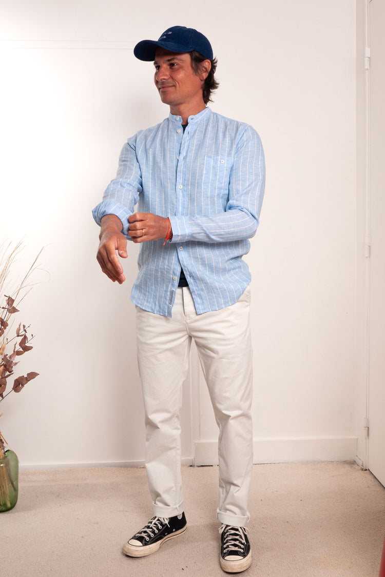 CHEMISE PAVEL MAO EN LIN