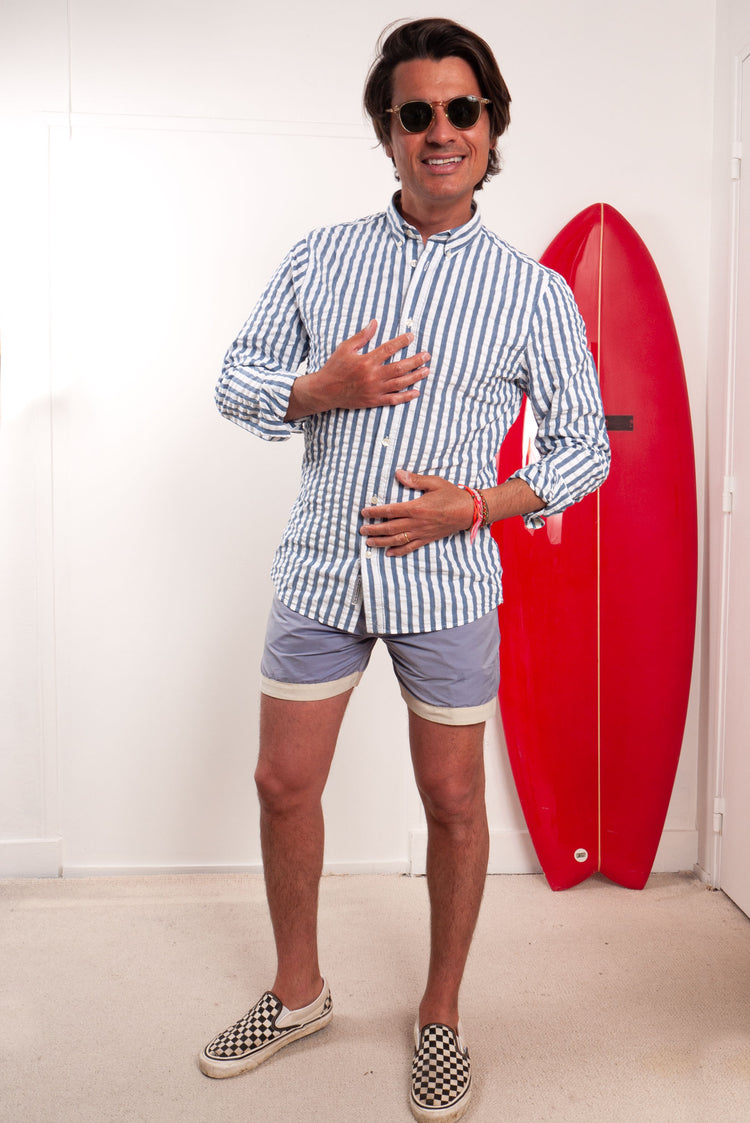 CHEMISE PAULIN EN COTON SEERSUCKER