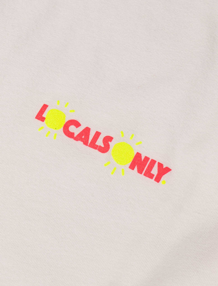 TEE-SHIRT BLANC LOCALS ONLY