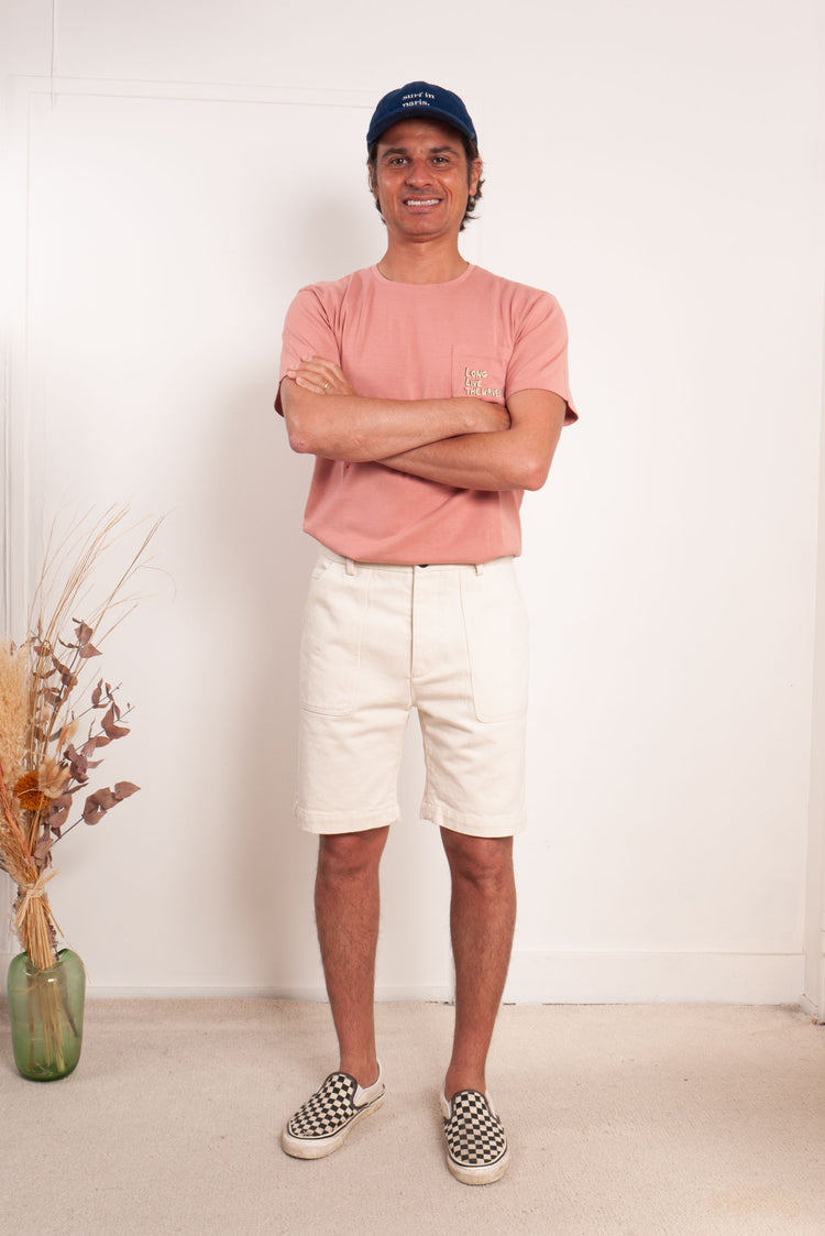 TEE-SHIRT PAUL VIEUX ROSE