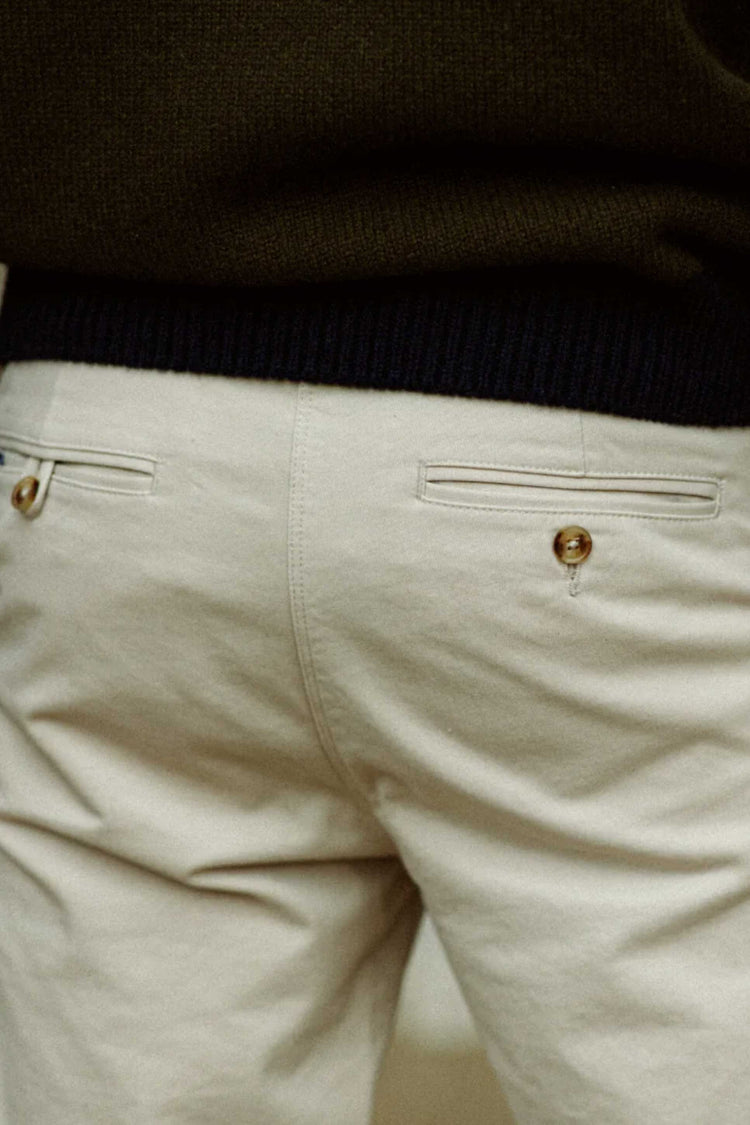 CHINO PANT JACK ECRU