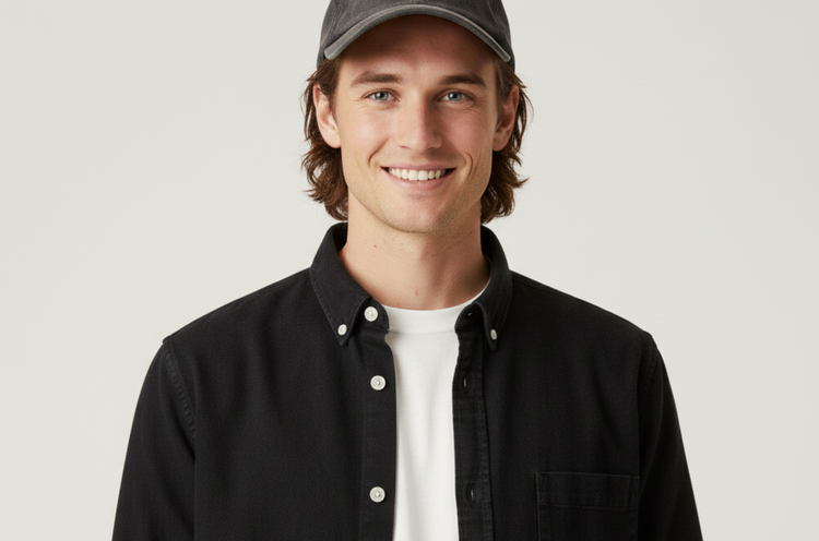 main_slideshow | color_Black button down pocket