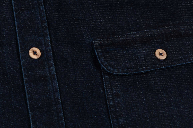 main_slideshow | color_wood button down 2 pockets