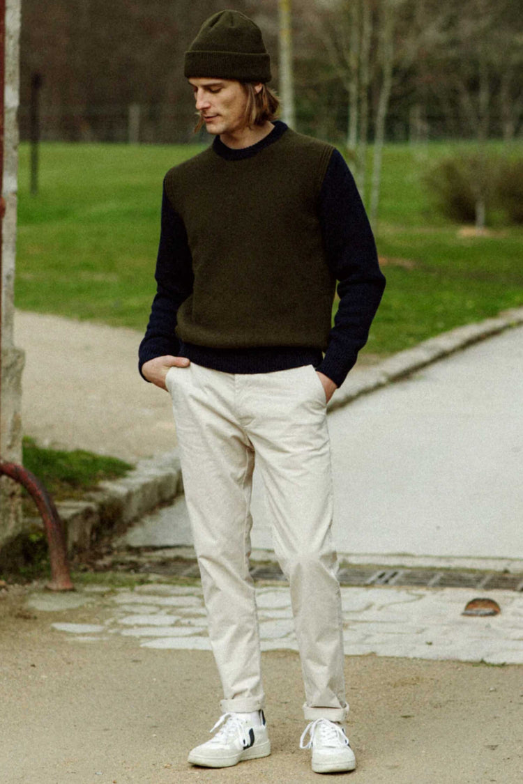 CHINO PANT JACK ECRU