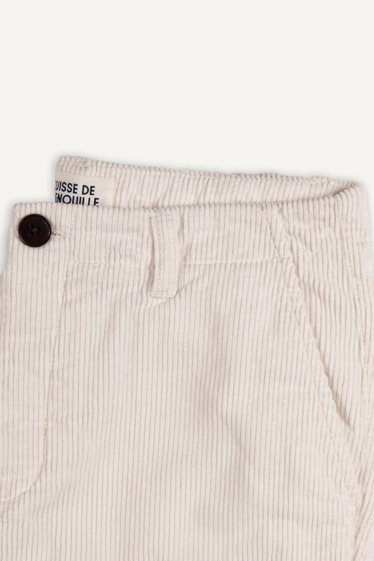 CHINO EN VELOURS ÉPAIS