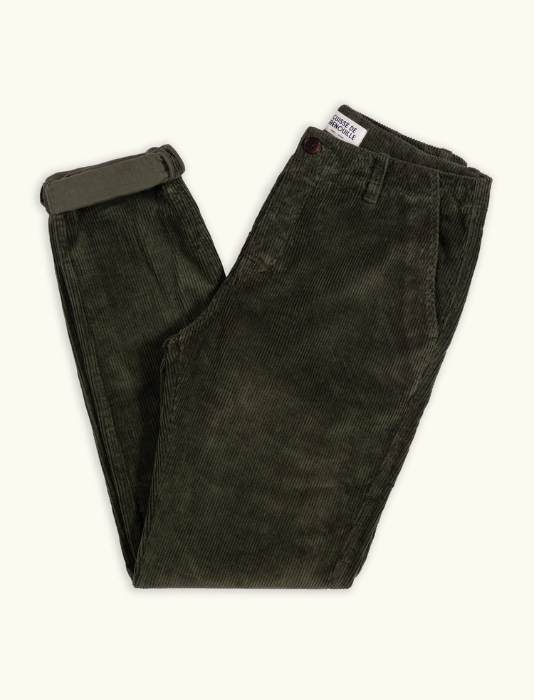 CHINO EN VELOURS ÉPAIS