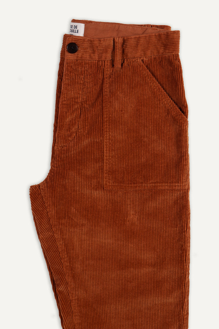 PANTALON FATIGUE EN VELOURS