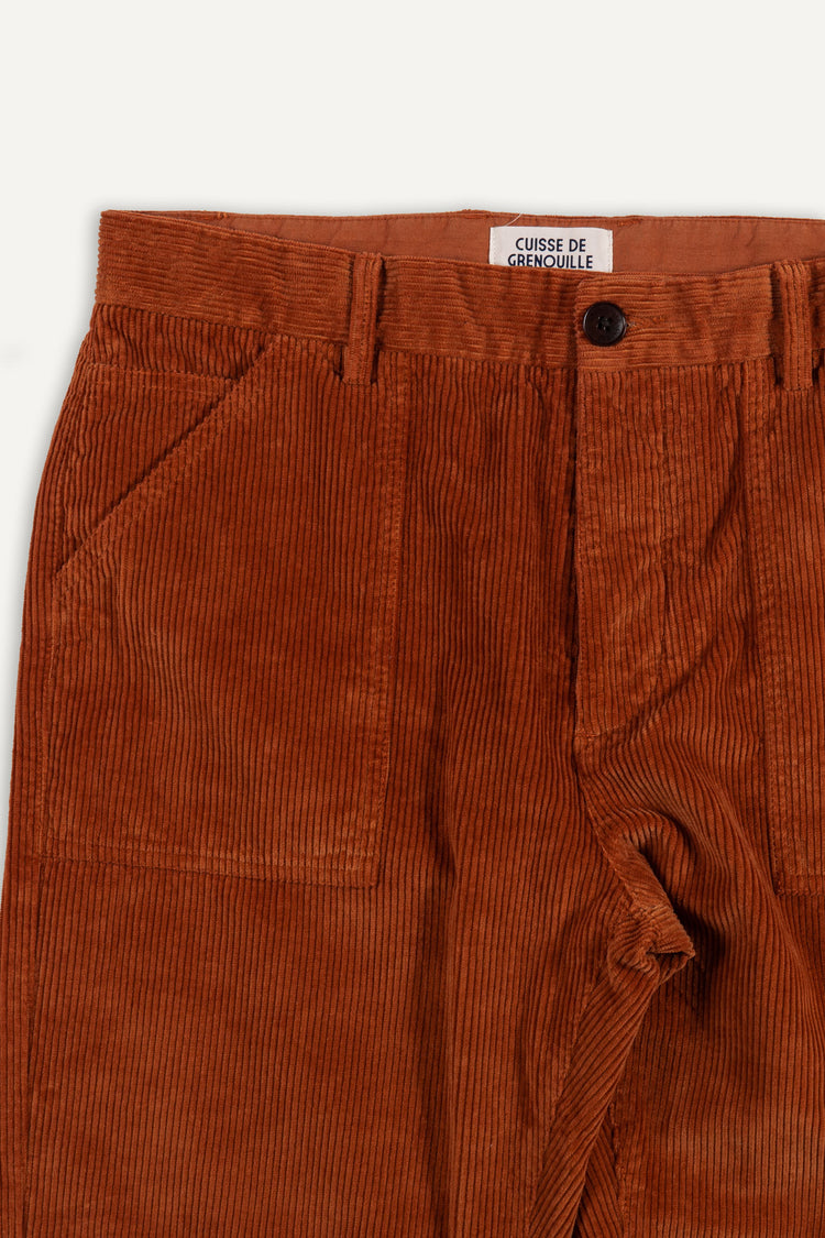 PANTALON FATIGUE EN VELOURS