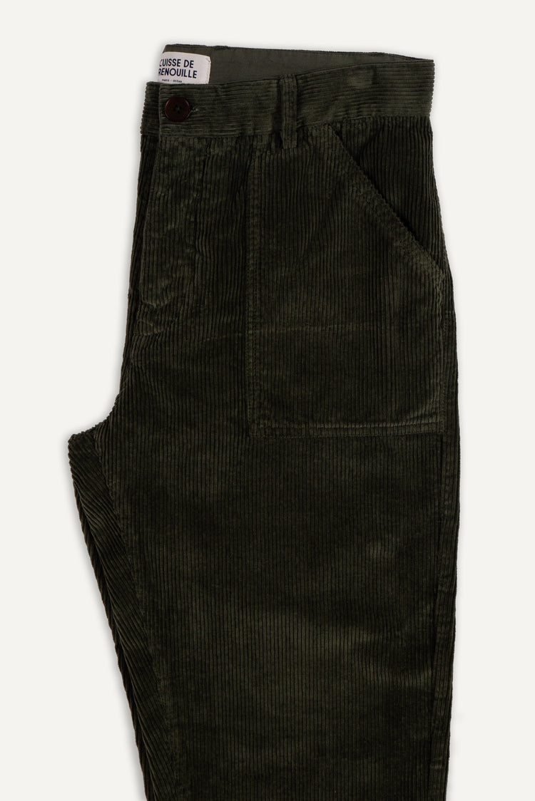 PANTALON FATIGUE EN VELOURS