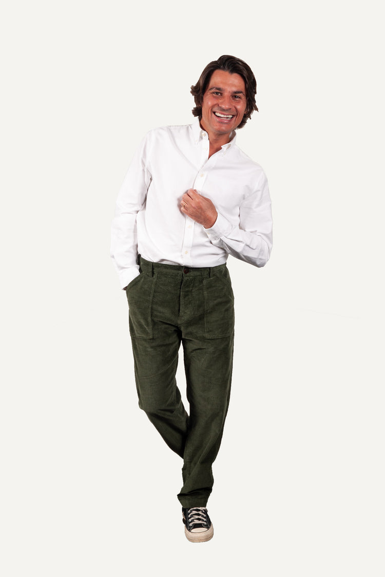 PANTALON FATIGUE EN VELOURS
