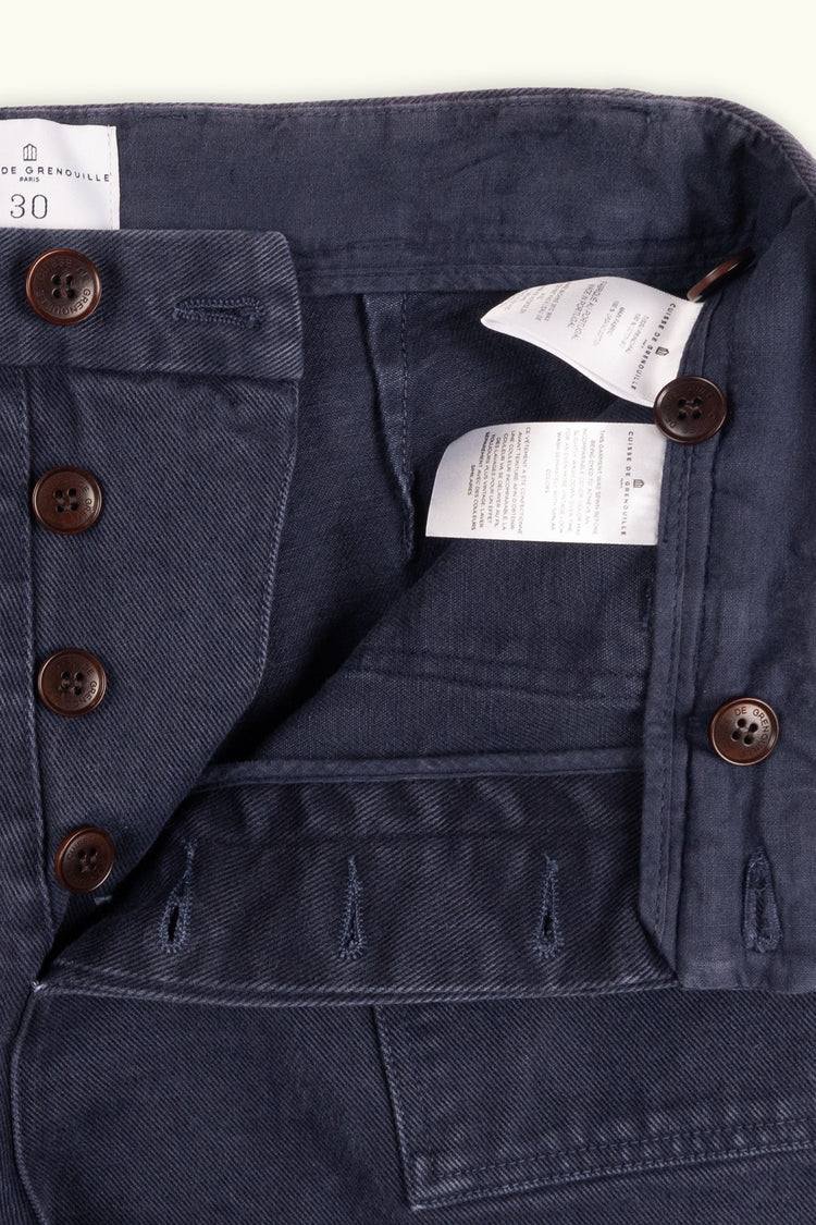 PANTALON FATIGUE - PANT BLEU DÉLAVÉ