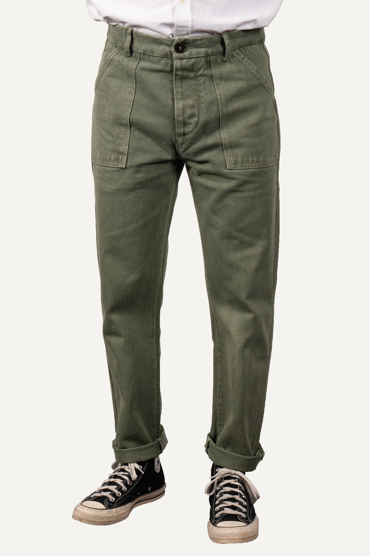 FATIGUE PANT VERT DÉLAVÉ