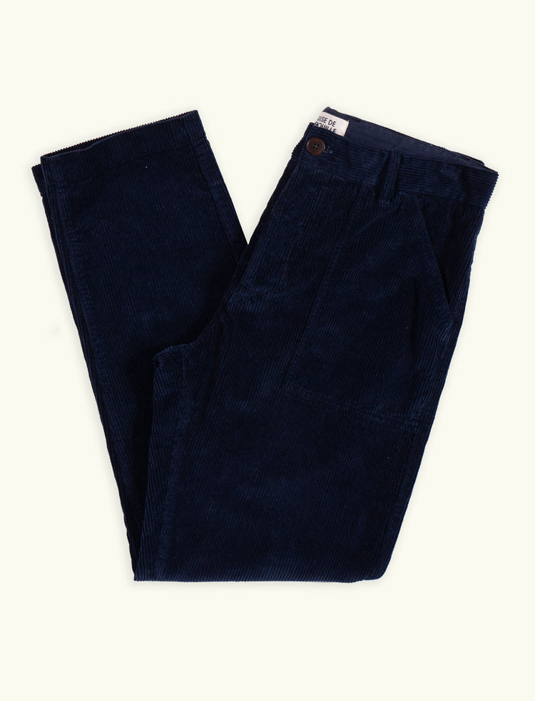 PANTALON FATIGUE EN VELOURS