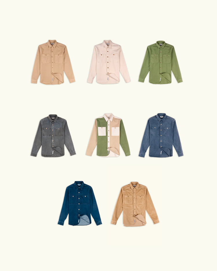 SURCHEMISE EN TWILL BEIGE