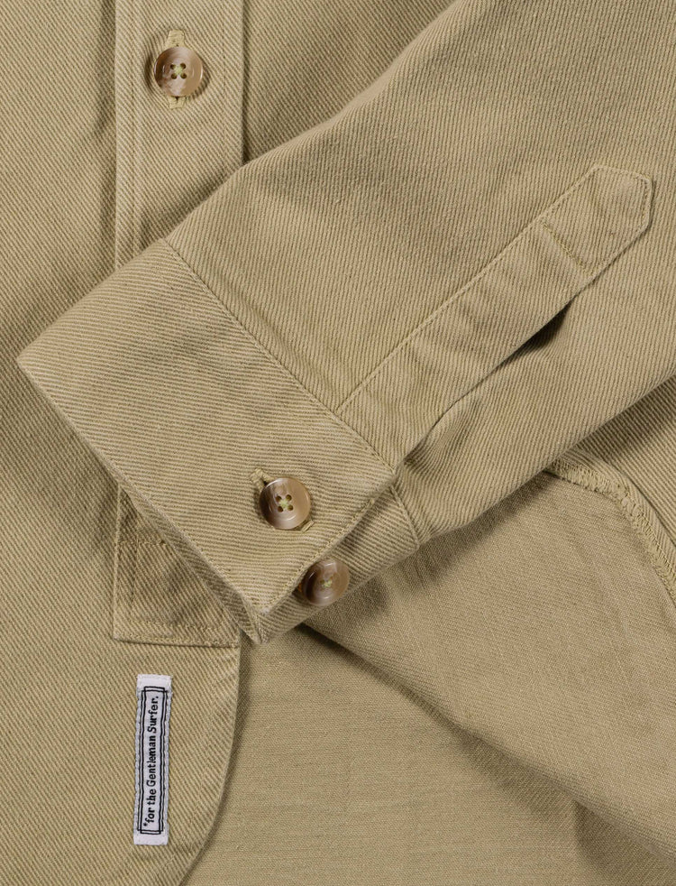 SURCHEMISE EN TWILL VERT DESERT SAFARI