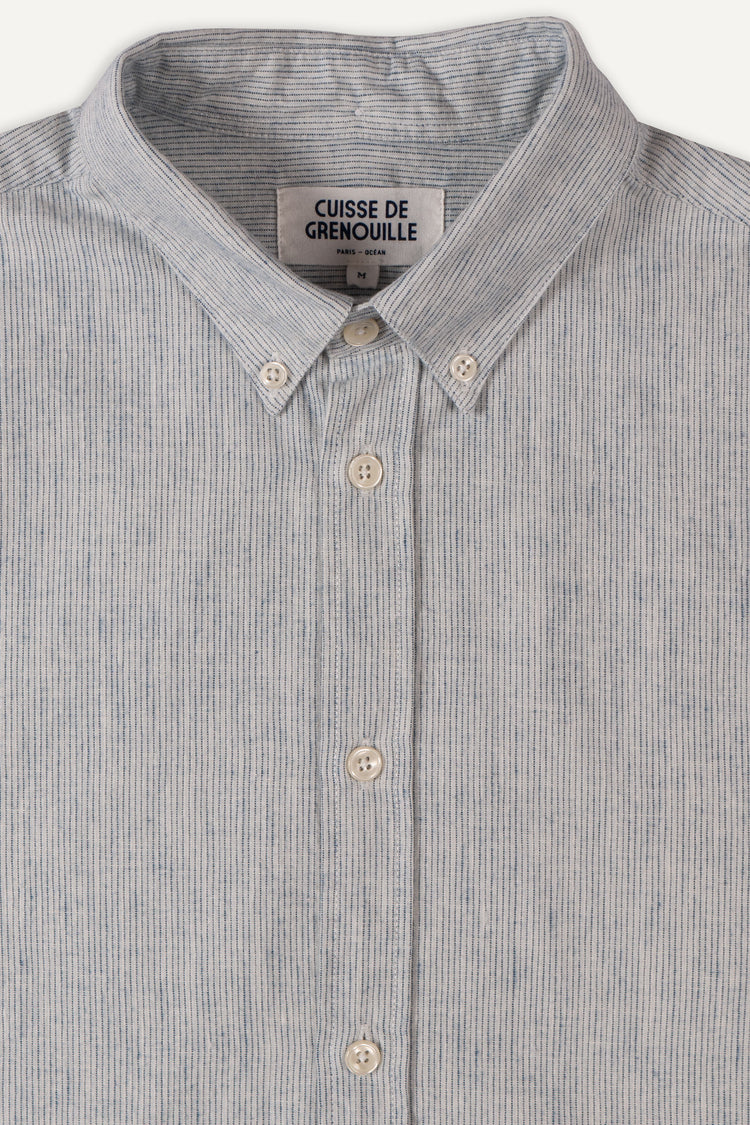 CHEMISE RICO BLANC BLEU
