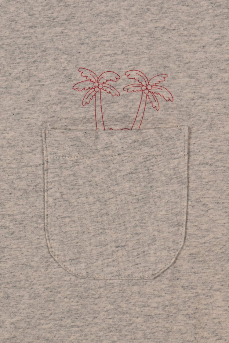 TEE-SHIRT RIO GRIS CHINÉ