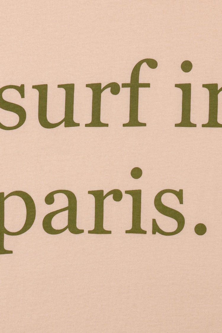 TEE-SHIRT SURF IN PARIS ÉCRU / KAKI