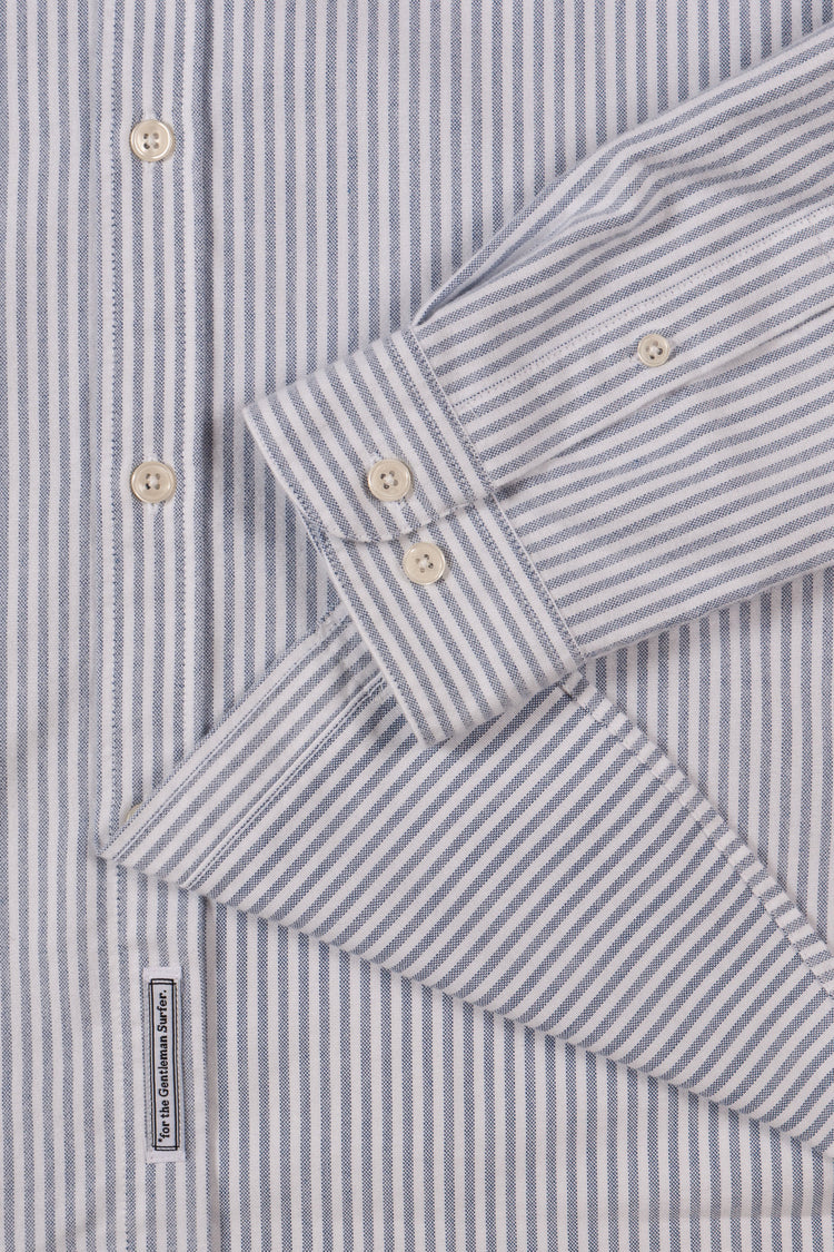 CHEMISE ROMAIN BLANC / BLEU