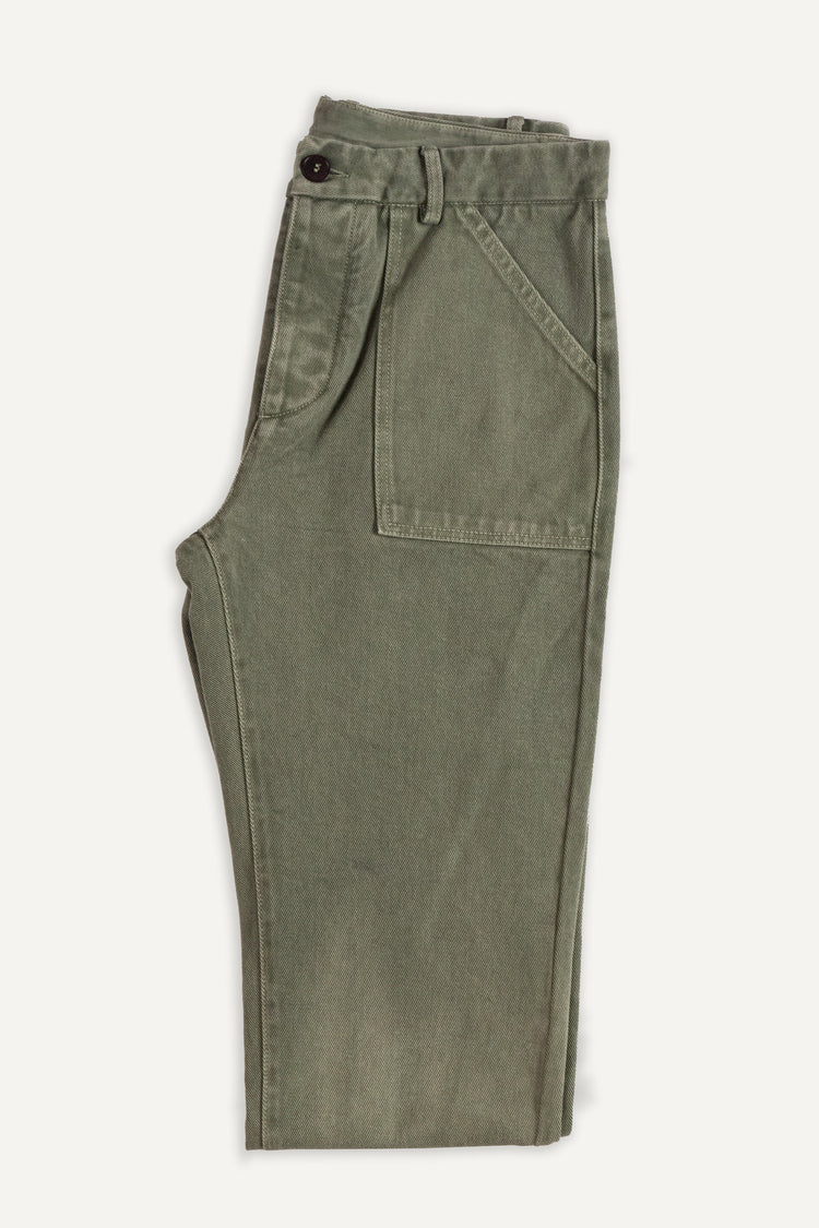 FATIGUE PANT VERT DÉLAVÉ