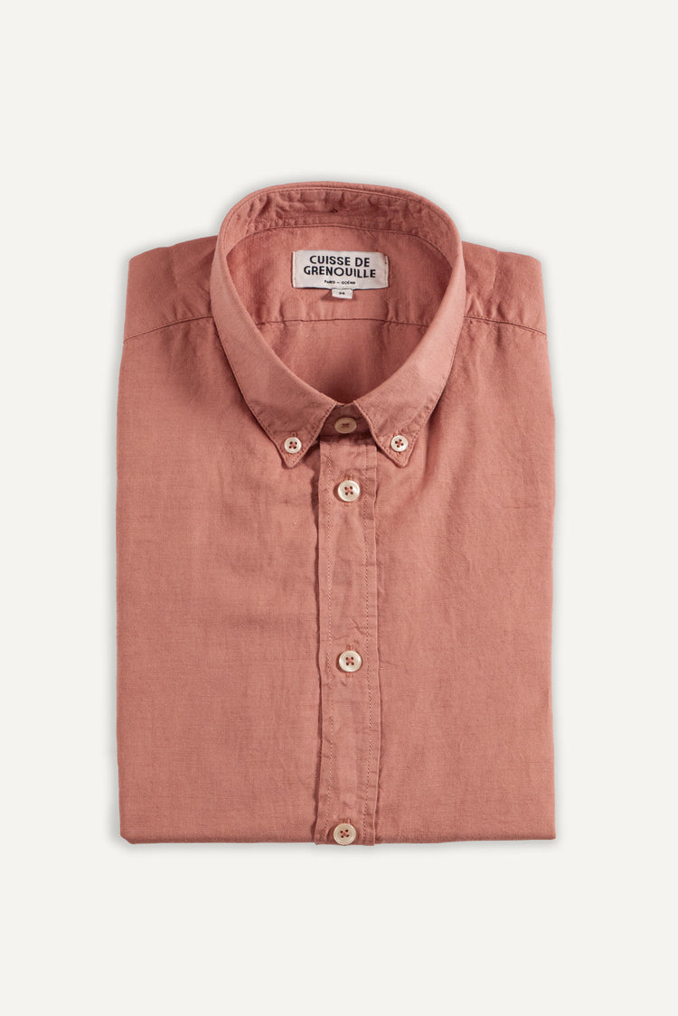 CHEMISE NICOLAS VIEUX ROSE