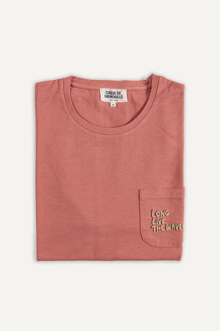 TEE-SHIRT PAUL VIEUX ROSE