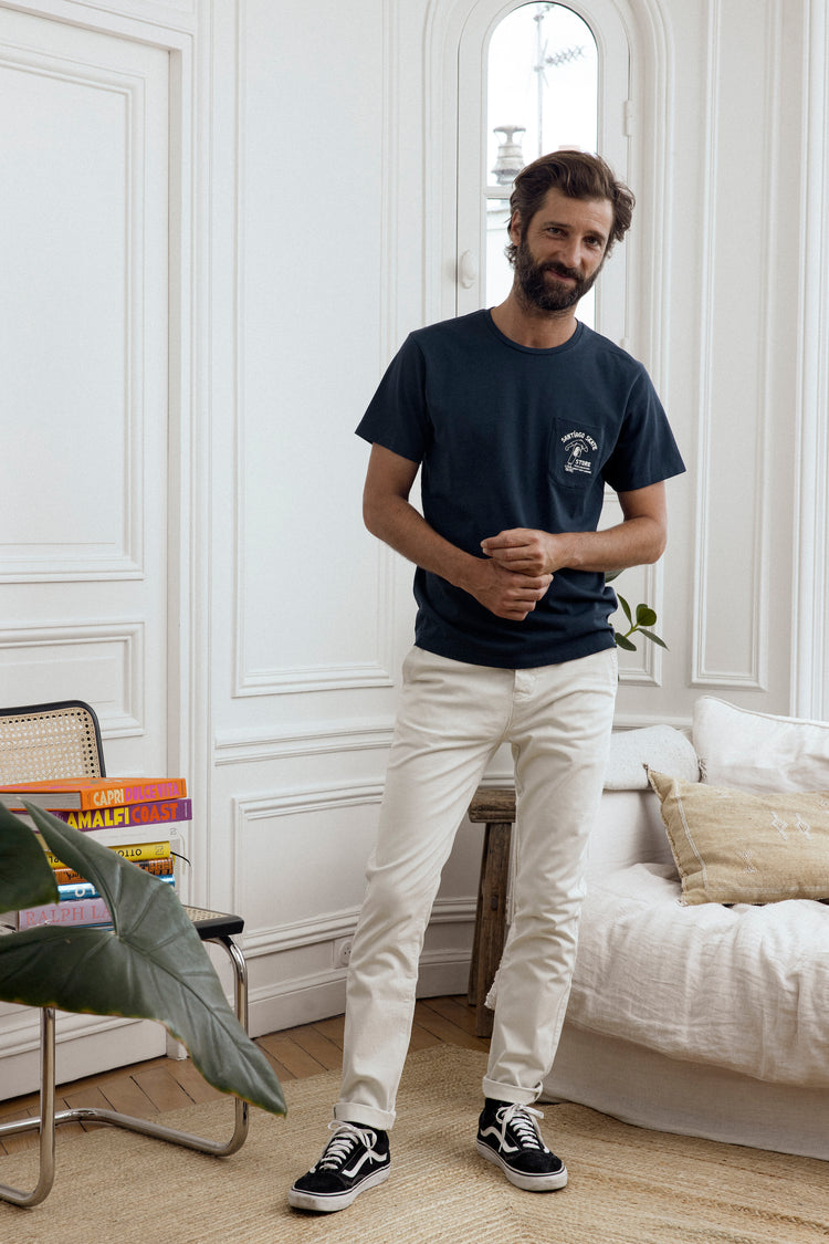 ODIL NAVY BLUE T-SHIRT