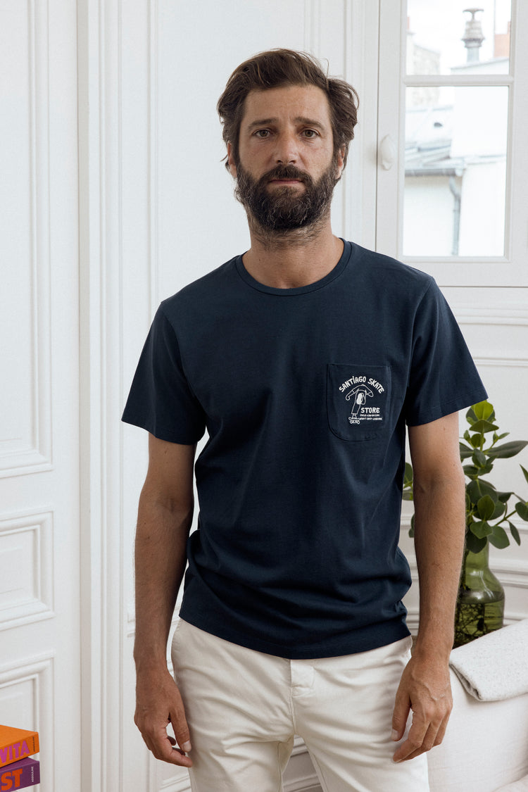 ODIL NAVY BLUE T-SHIRT