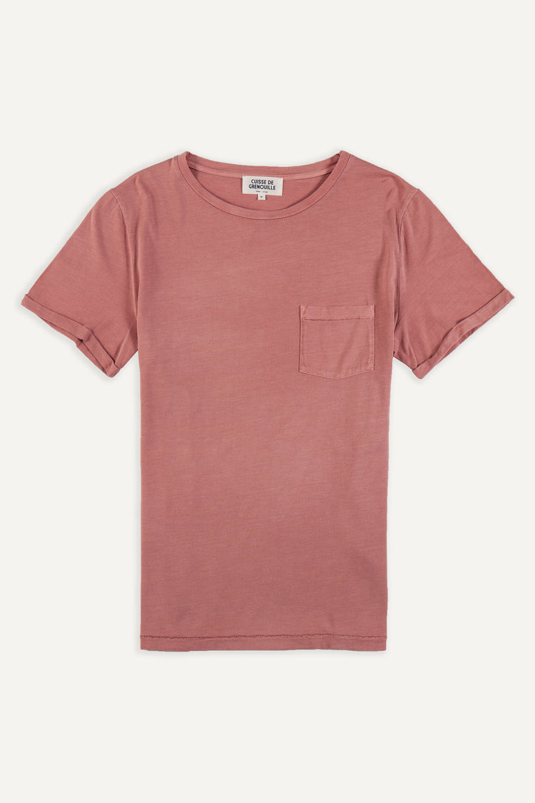 TEE-SHIRT JULIEN VIEUX ROSE