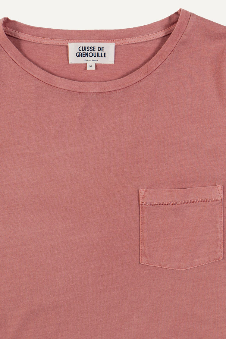 TEE-SHIRT JULIEN VIEUX ROSE