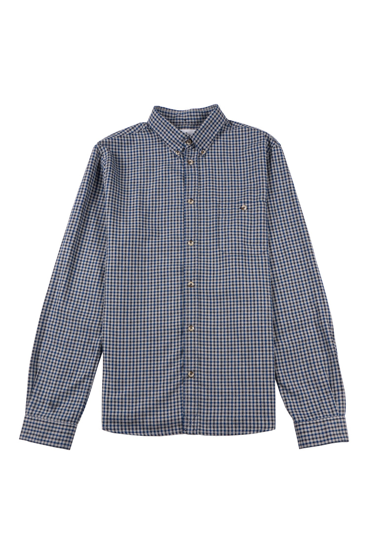 CHEMISE KARL BLEU MARINE - GRIS