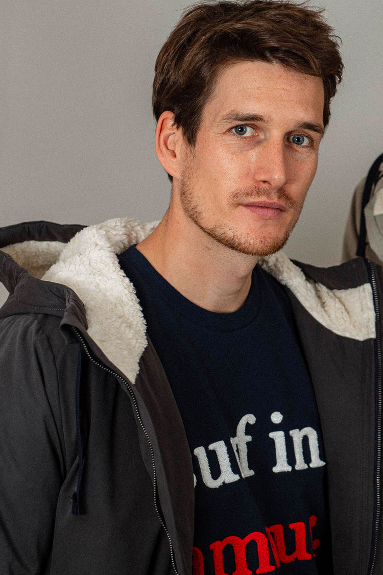 MANTEAU KLINT GRIS FONCE