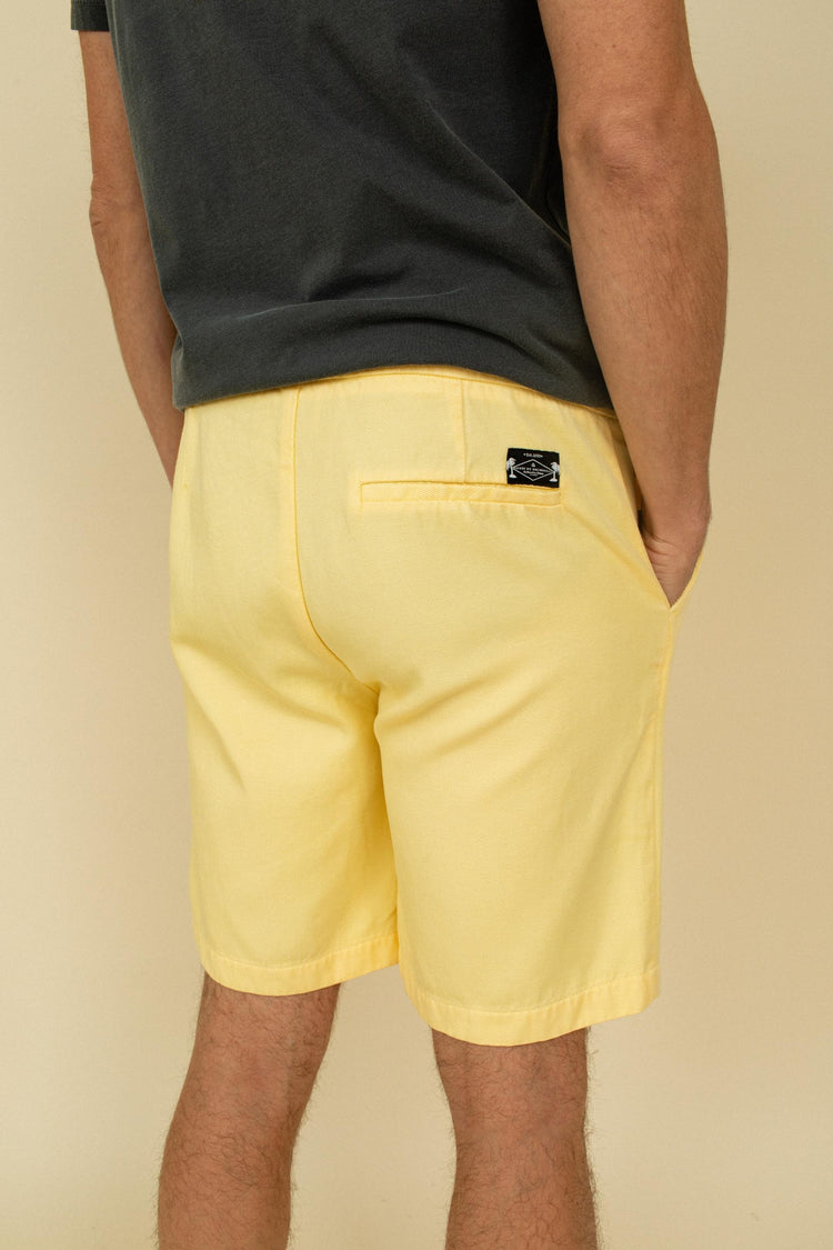 SHORTS LUDWIG YELLOW WASHED