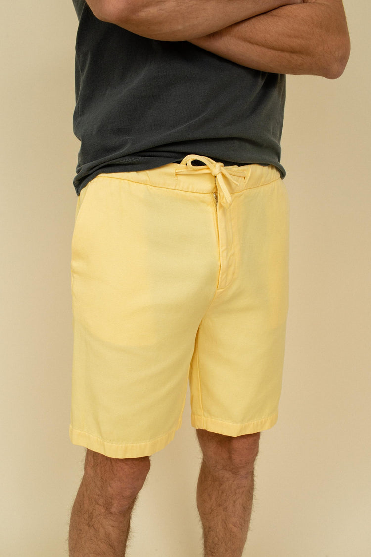 SHORTS LUDWIG YELLOW WASHED