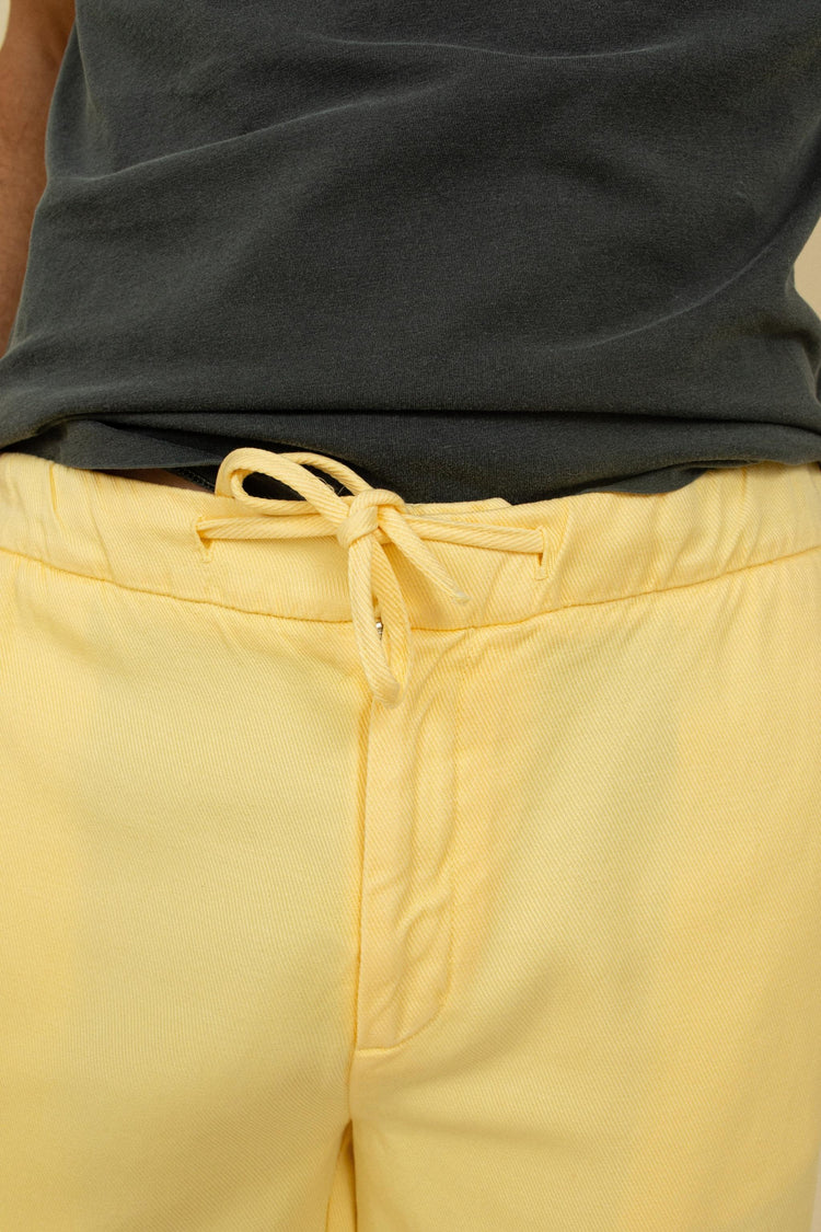 SHORTS LUDWIG YELLOW WASHED