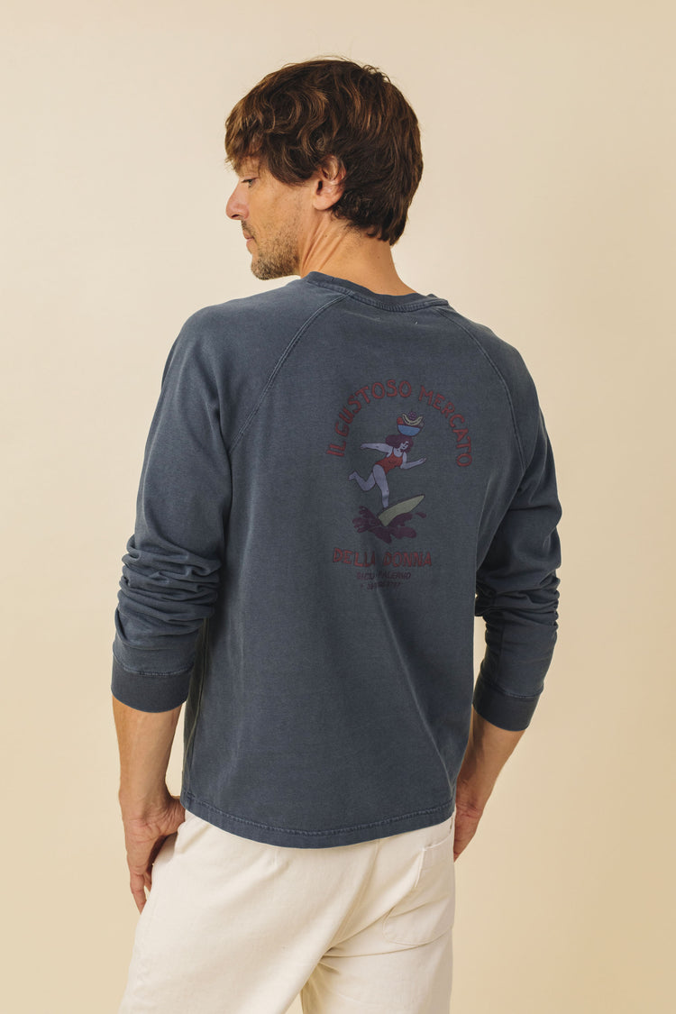 TEE-SHIRT MALON BLEU DELAVE