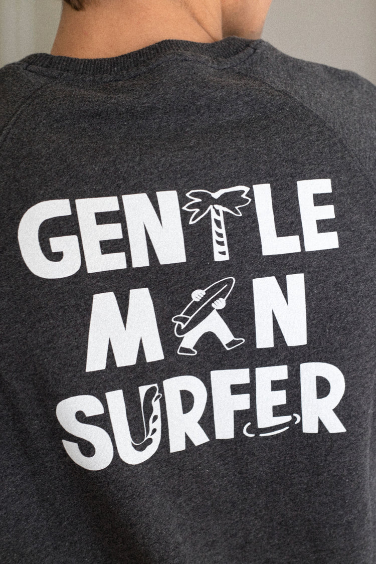 MANUELO DARK GRAY MELANGE SWEATSHIRT