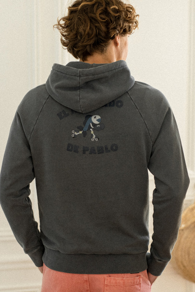 SWEATSHIRT MARCELLO GRIS DELAVE