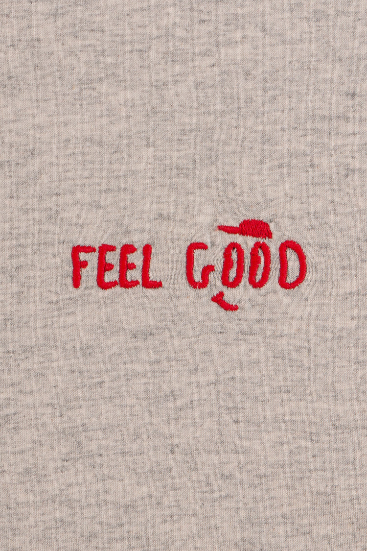 TEE-SHIRT PAKO GRIS CLAIR CHINÉ