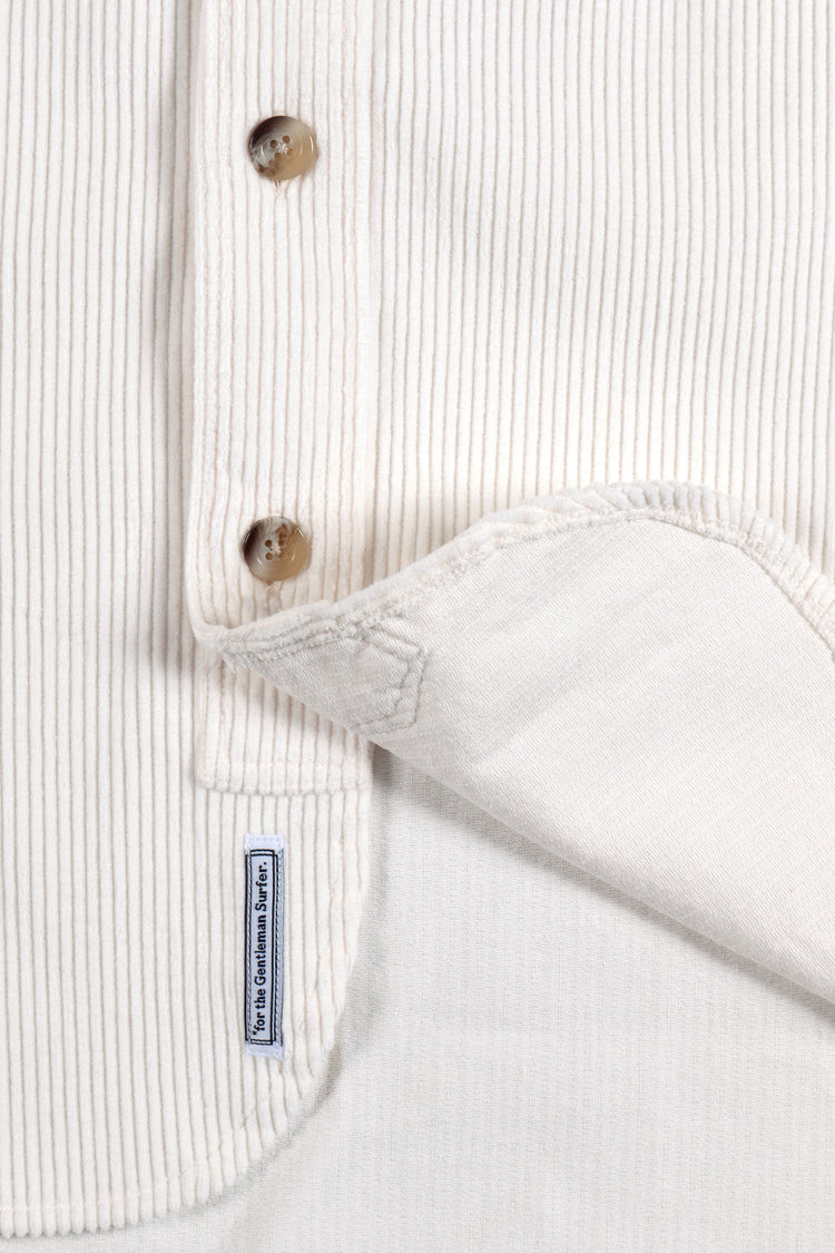 SURCHEMISE VELOURS BLANC