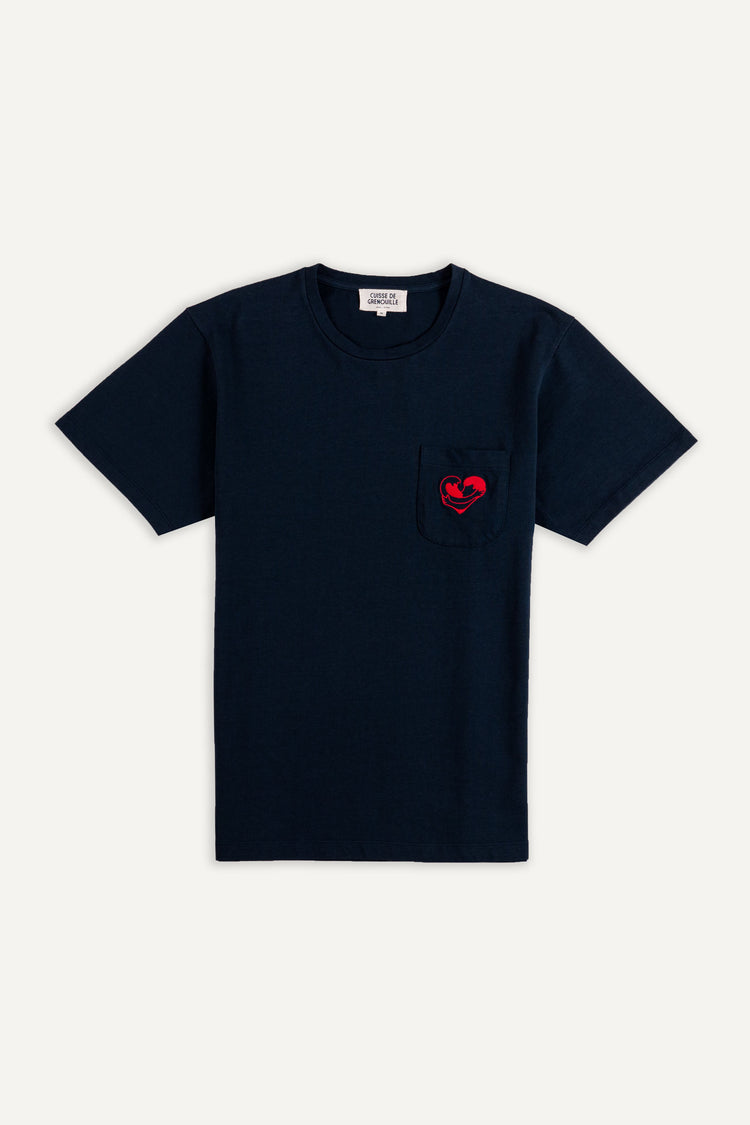 TEE-SHIRT PATRICIO BLEU MARINE