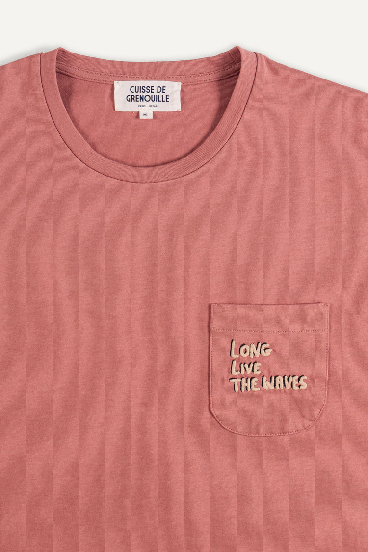 TEE-SHIRT PAUL VIEUX ROSE