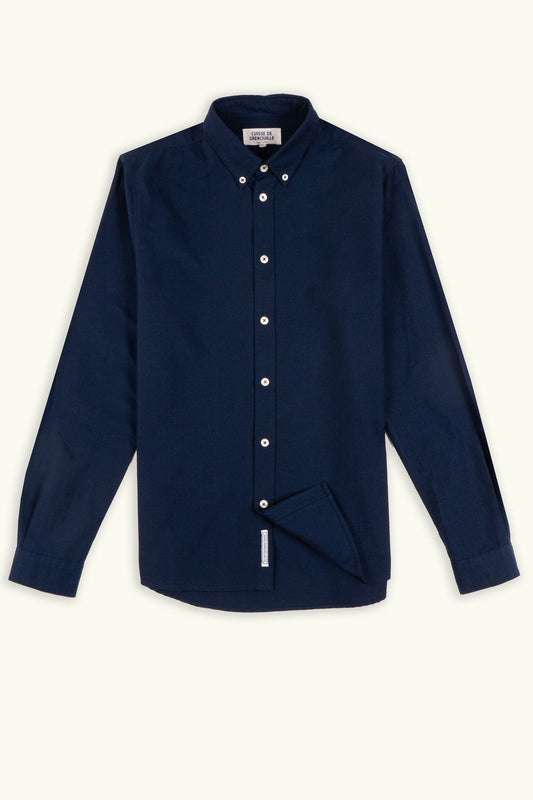 CHEMISE OXFORD BLEU MARINE