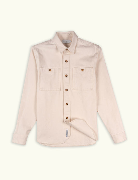 SURCHEMISE TWILL ÉCRU